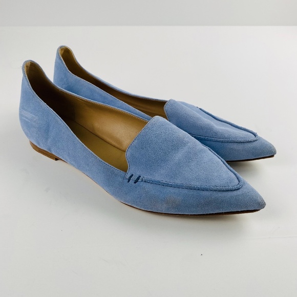 M. Gemi Shoes - M. Gemi Stellato Sacchetto Light Blue Suede Loafer